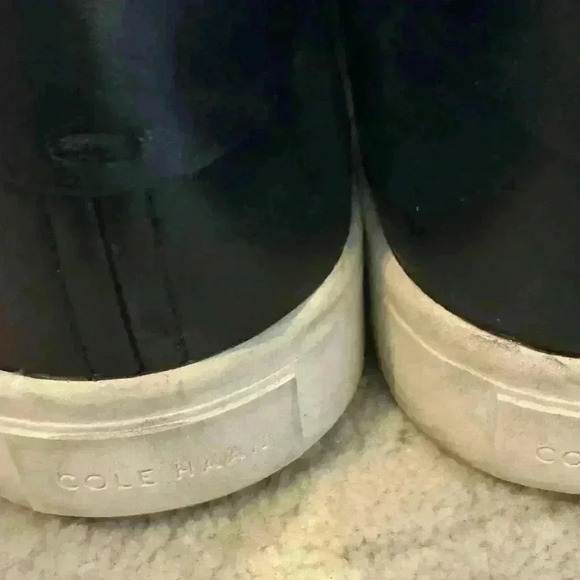 Cole Haan black leather slip ons - Picture 3 of 8